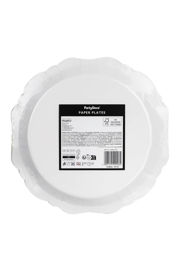 Spider plates, 23 cm