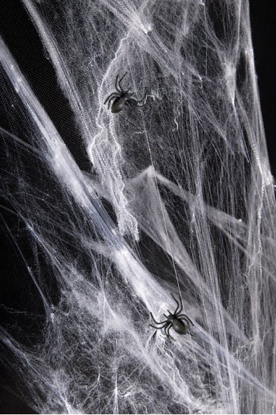 Pajęczyna halloween biały 60g