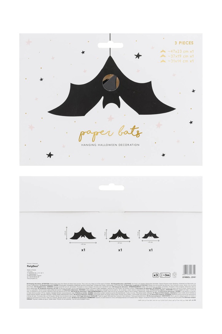 BAT HANGING DECORATIONS