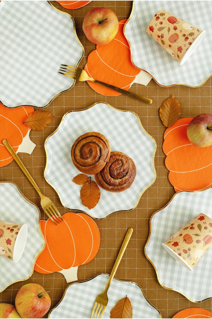 Autumn Pumpkin napkins, 16 x 13 cm