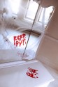 Bloody Hands gel window stickers