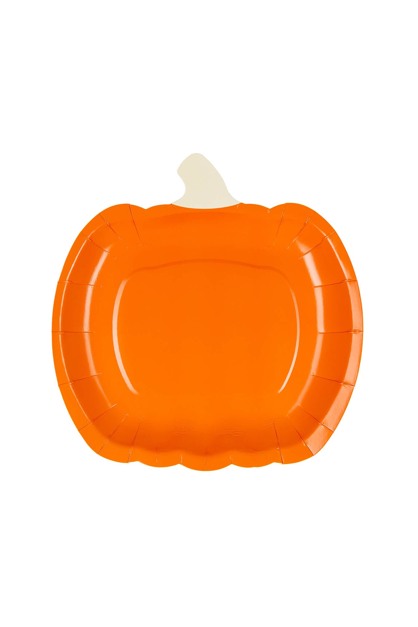 Pumpkin paper plates, 23.5 x 24 cm
