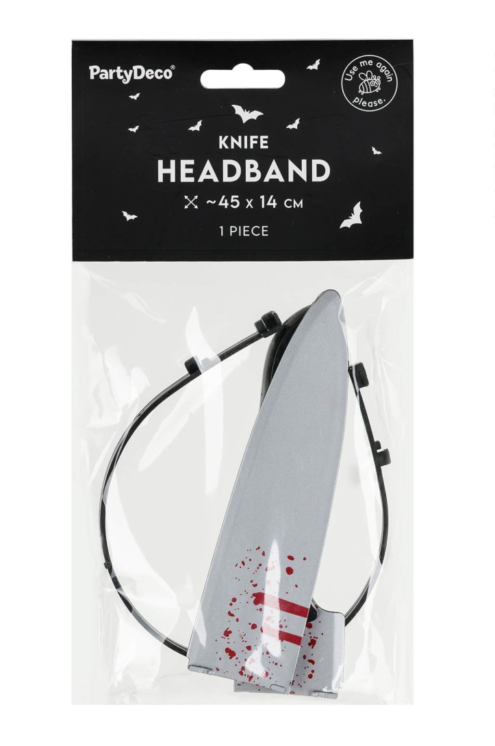 Knife headband, 45 x 14 cm