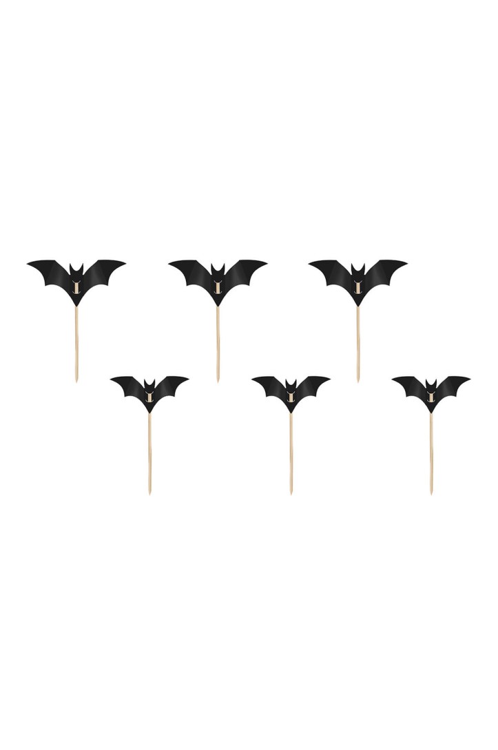 Muffin-Dekorationen Fledermäuse, 3,6–4,7 cm