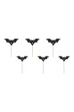 Dekoracje do muffinek Nietoperze, 3.6-4.7cm