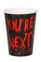 Kubeczki papierowe You're next, 250 ml