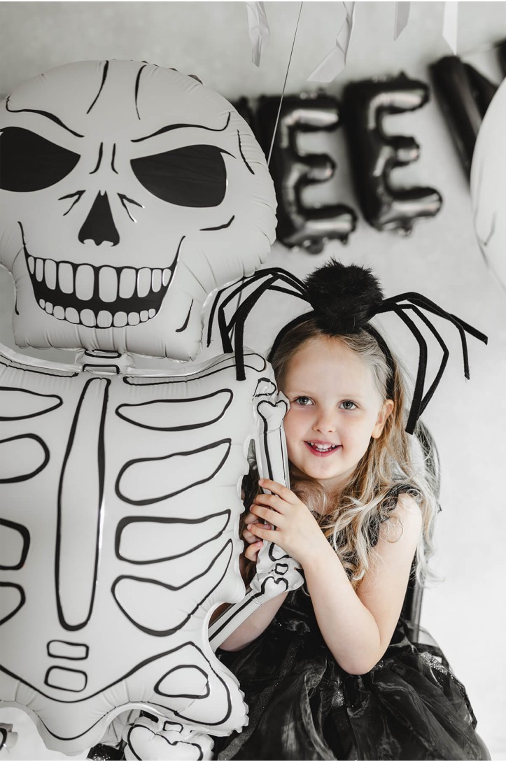 XXL Skeleton foil balloon, 46 x 129 cm