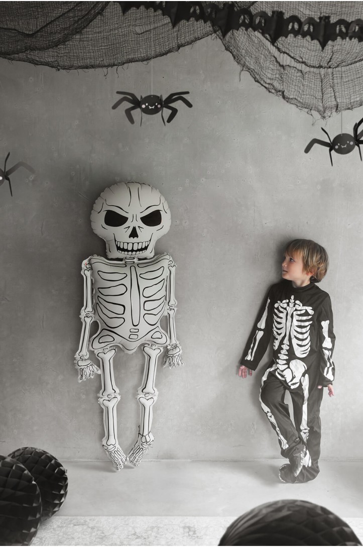 XXL Skeleton foil balloon, 46 x 129 cm