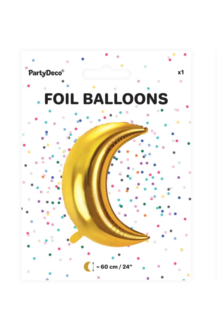 Folienballon Mond, 60 cm