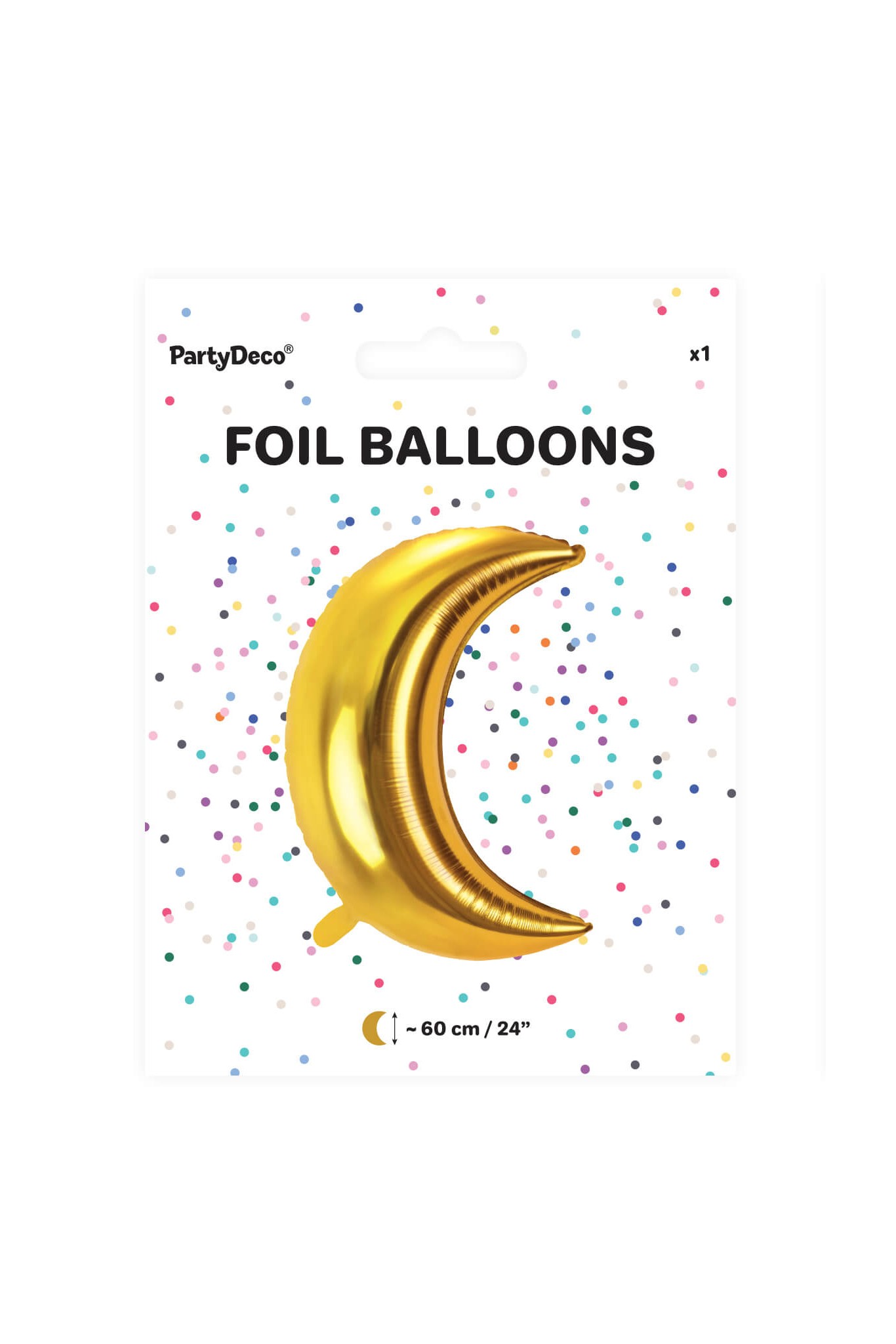 Folienballon Mond, 60 cm