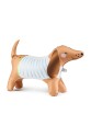 Standing Dachshund foil balloon, 89 x 58 cm