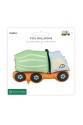 Concrete mixer foil balloon, 81 x 48 cm