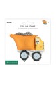 Folienballon Lastwagen, 87 x 69 cm
