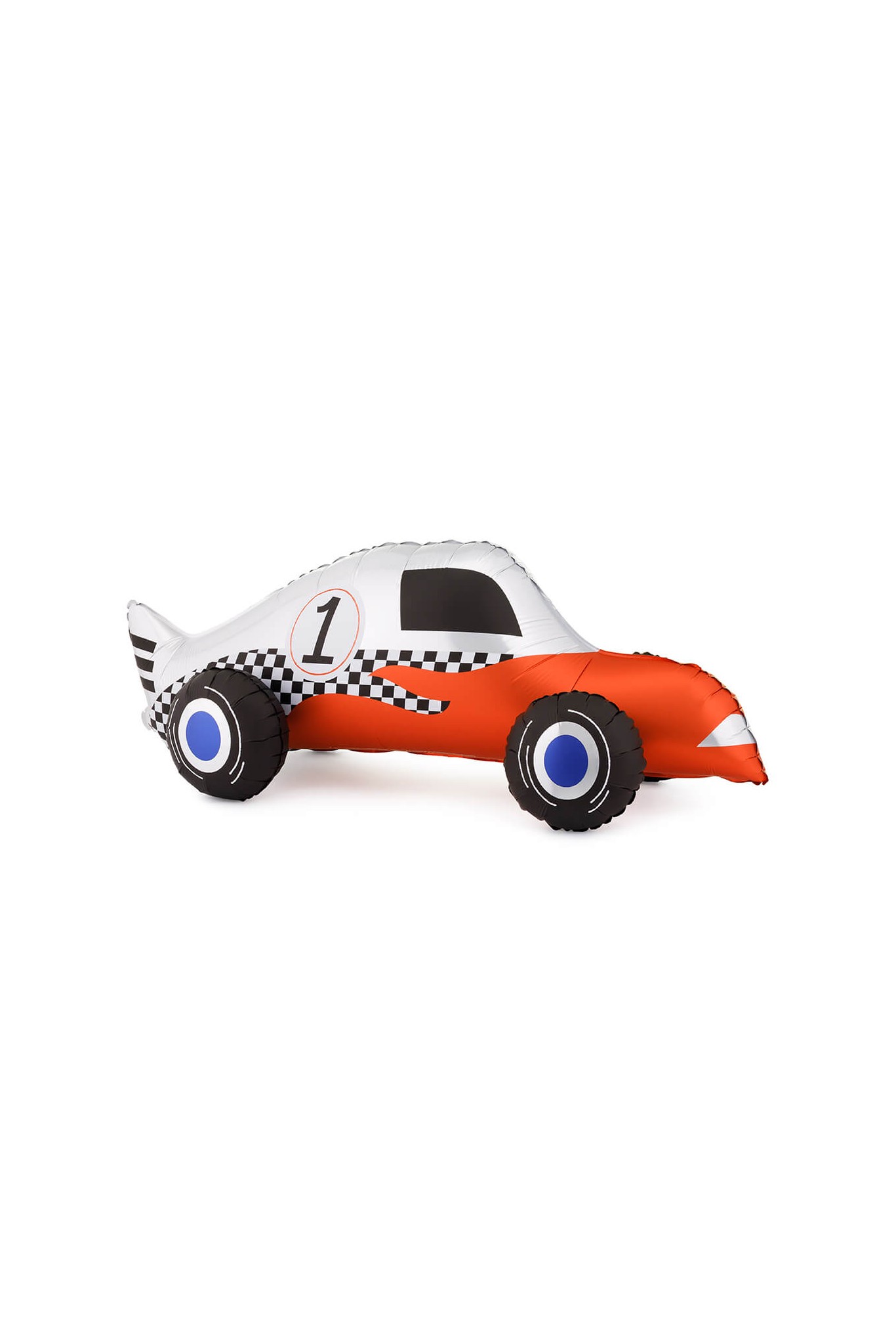Stehender Folienballon Rennauto, 90 x 34 cm