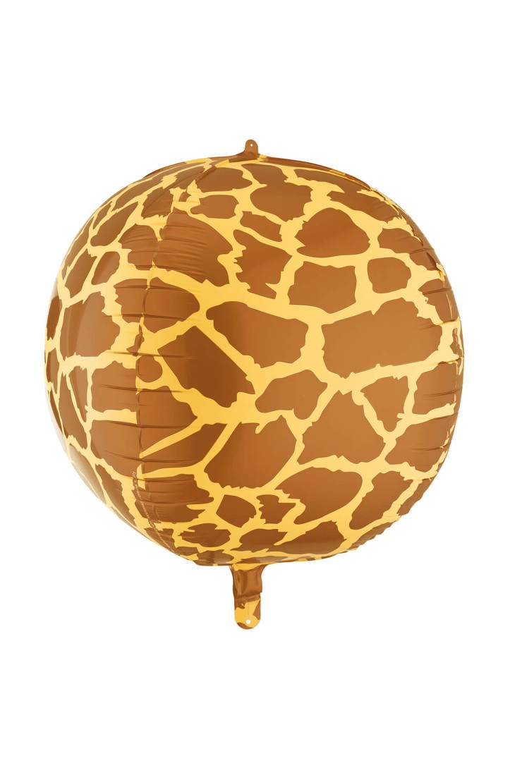 Foil balloon giraffe spot ball