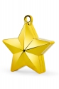 Gold star balloon weight