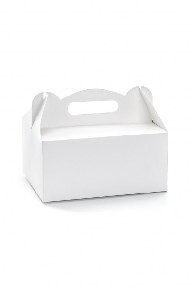 Weisse kuchenboxen set mit 10 stueck