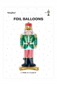 STEHENDER NUSSKNCKER-FOLIENBALLON 34X85 CM