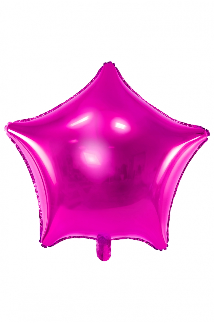 BALON FOLIOWY METALIZOWANY GWIAZDKA 48 CM, RÓŻOWE ZŁOTO