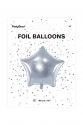 FOIL BALLOON METALLIC STAR 48 CM, ROSE GOLD