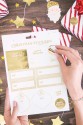 Christmas stickers, gold