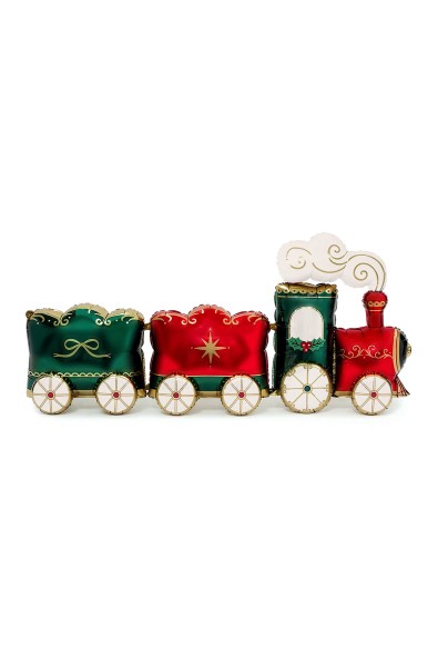 Standing xxl train foil balloon