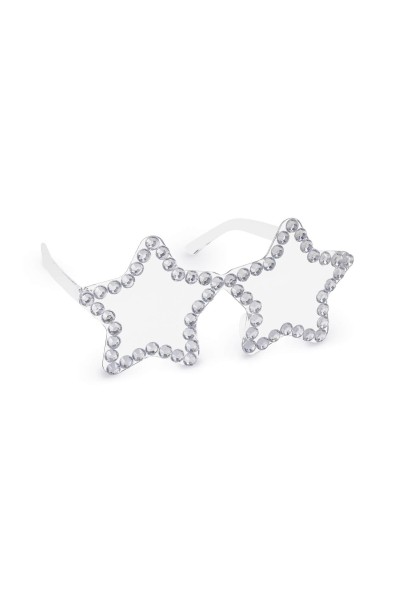 Star glasses with rhinestones