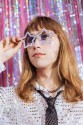 Star Glasses with Rhinestones