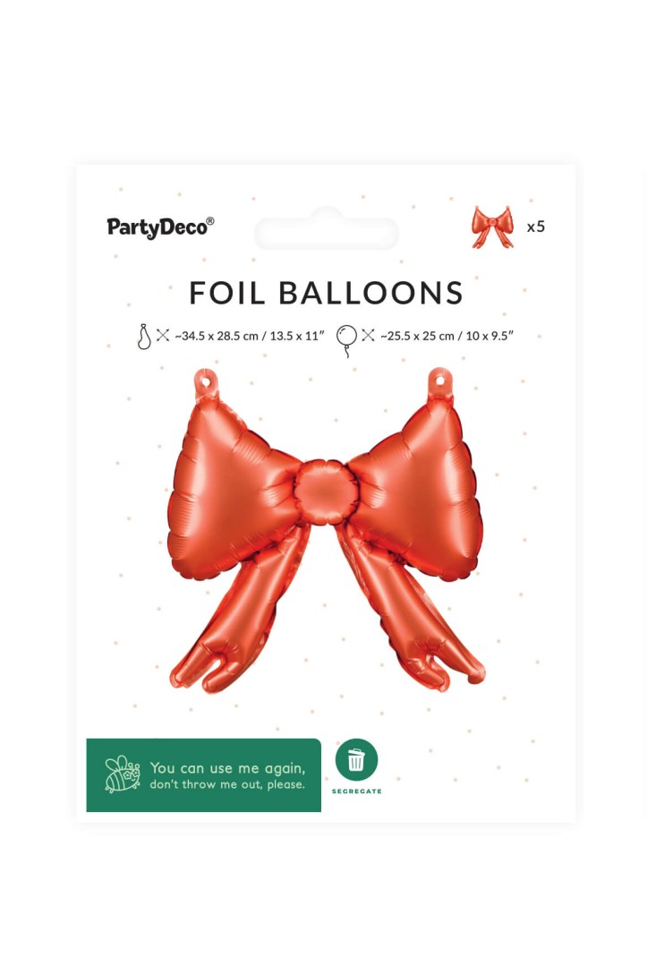 Folienballons für Girlanden Schleifen