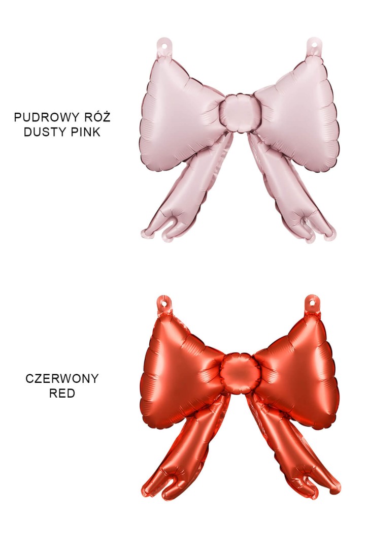 Balony foliowe do girland Kokardy