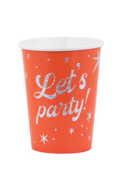 Paper cups Let's Party!