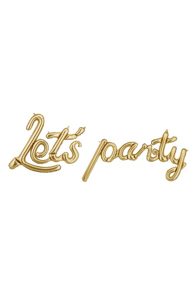 Balon foliowy Let's party