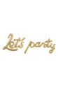 Foil balloon Let's party