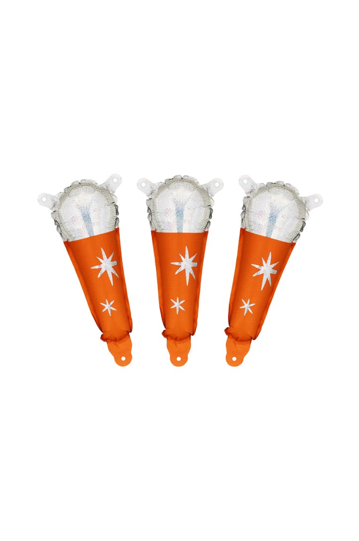 Foil balloons for garlands Microphones