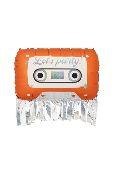 Folienballon Musikkassette