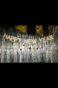 Papierbanner mit Sternen Happy New Year