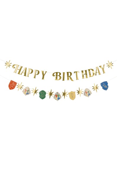 Paper banner Harry Potter Happy Birthday