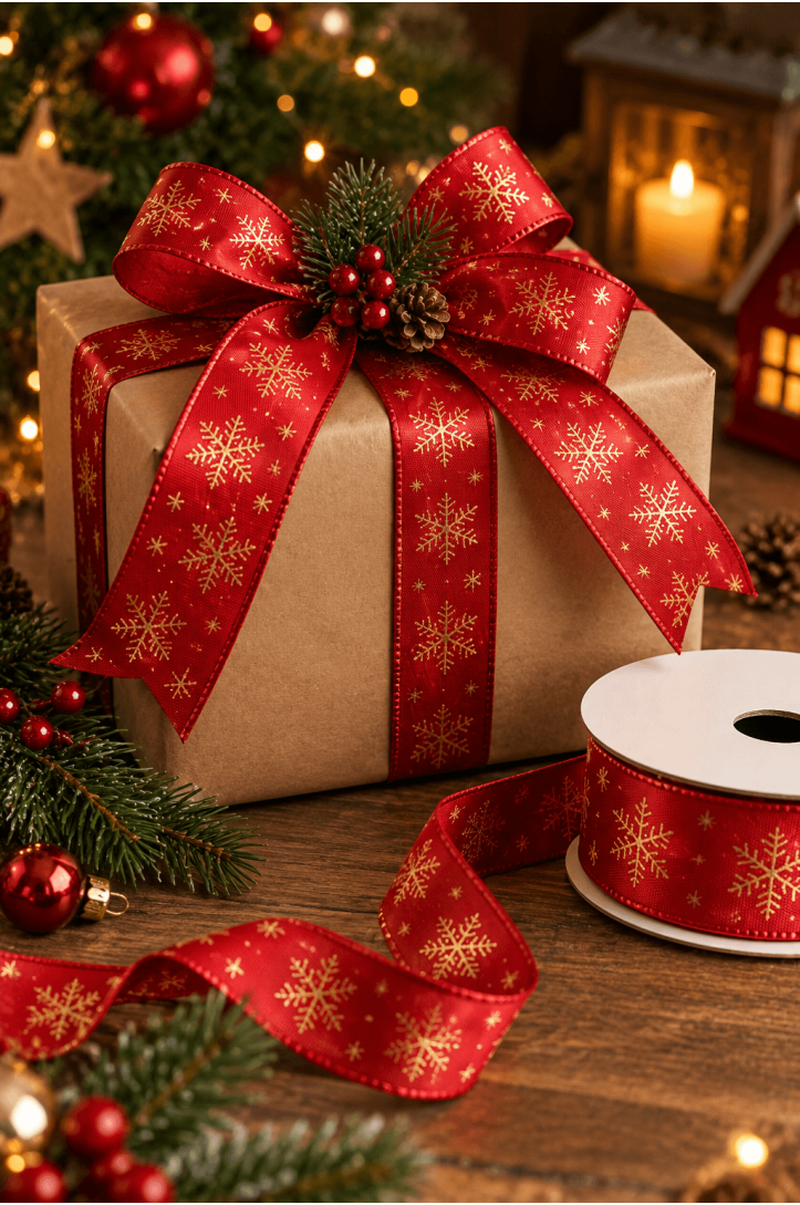 Decorative Christmas ribbons 300cm
