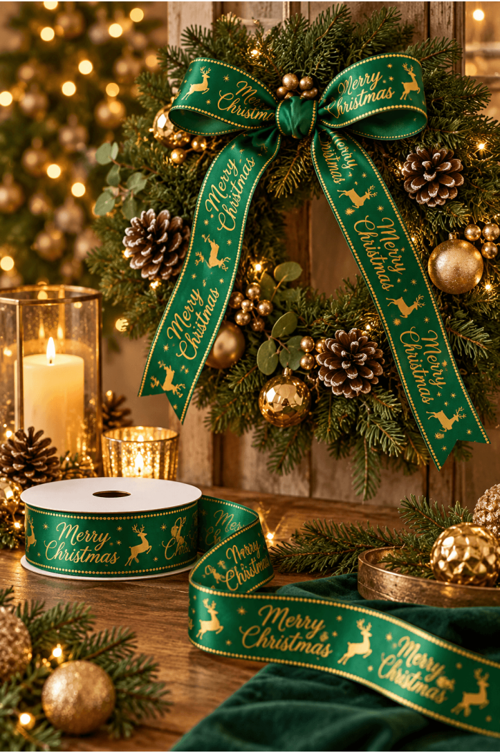 Decorative Christmas ribbons 300cm