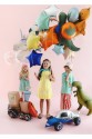 Stojący balon foliowy Lokomotywa