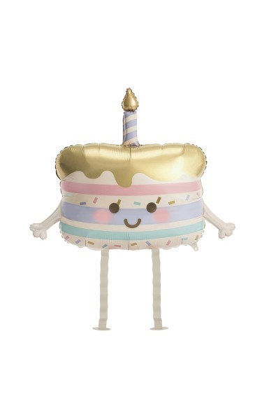 Laufender Kuchen-Folienballon
