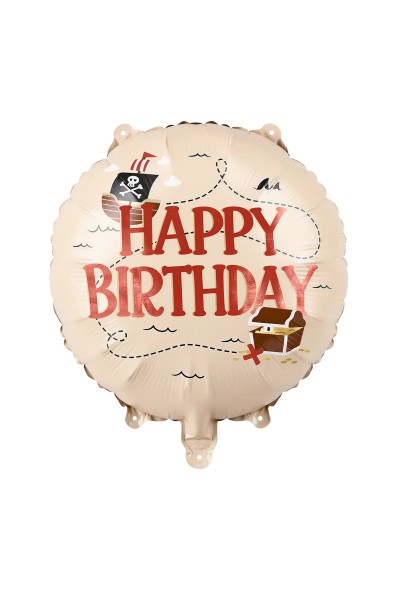 Happy Birthday Pirates Foil Balloon