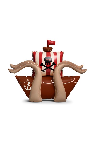 Stehender Piratenschiff-Folienballon