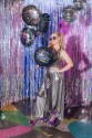 Disco Ball Foil Balloon Set