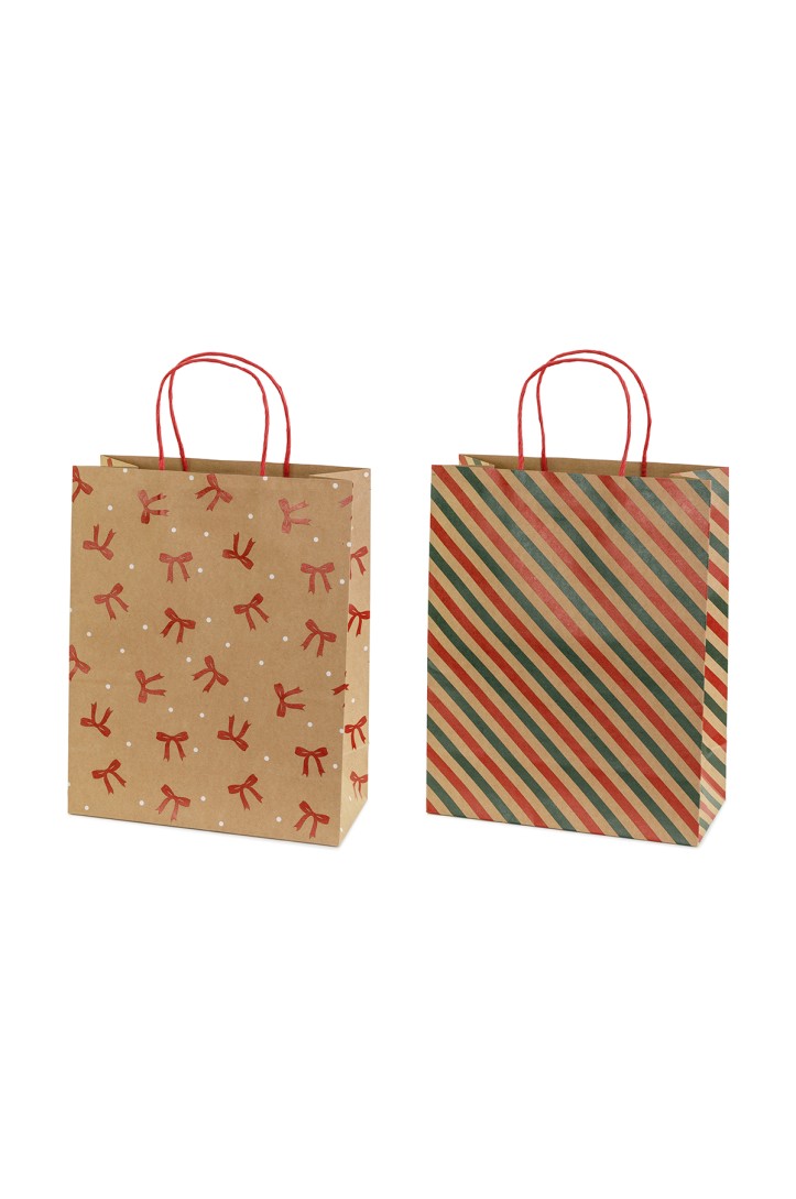 Gift Bags Stripes and Bows