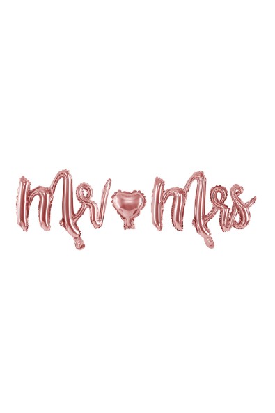 Mr & Mrs Foil Balloon Set