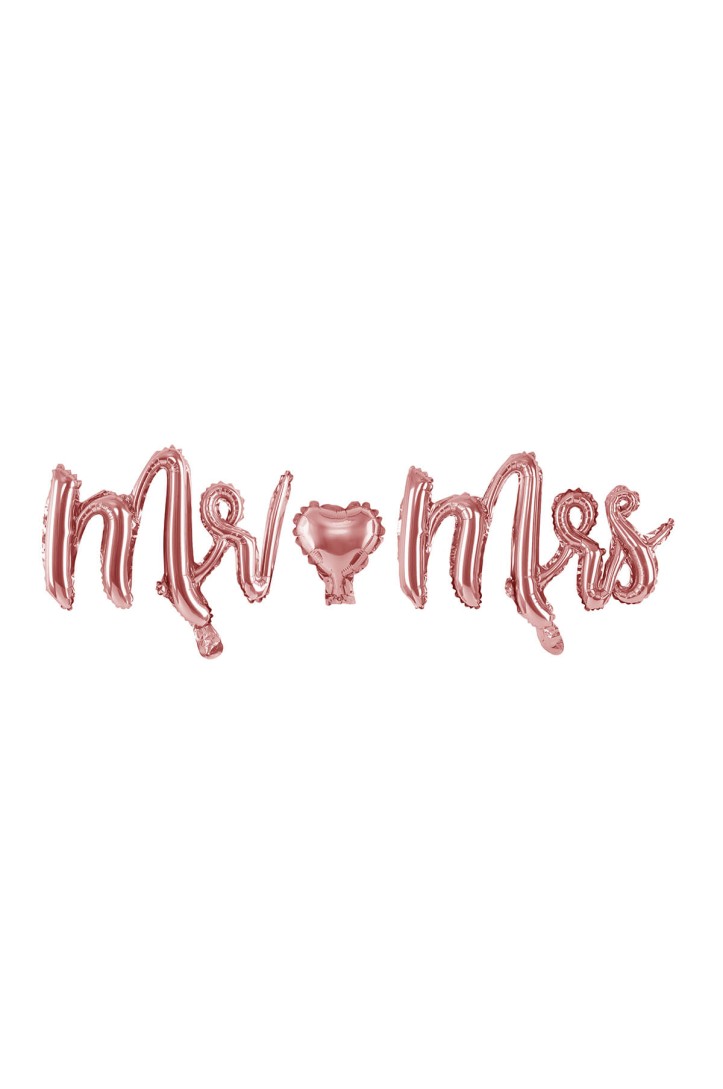 Mr & Mrs Foil Balloon Set
