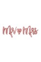Mr & Mrs Foil Balloon Set
