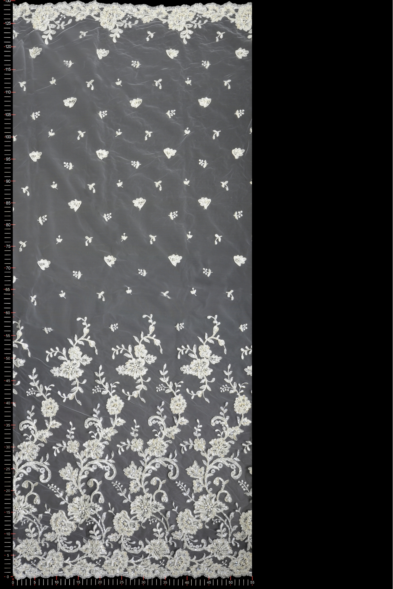 BRAUTSPITZE W5714 KORDONETTSEIDE